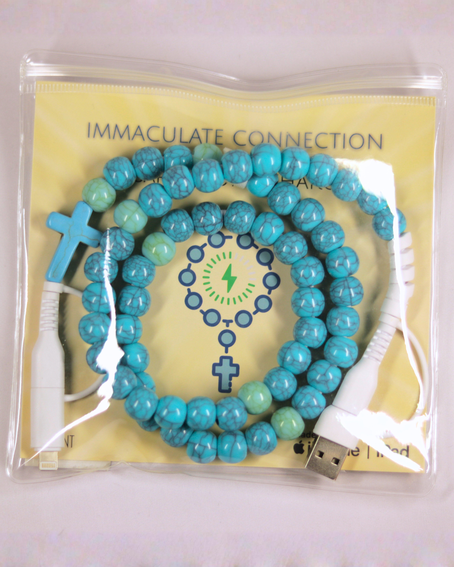 Immaculate Connection Rosary Phone Charger