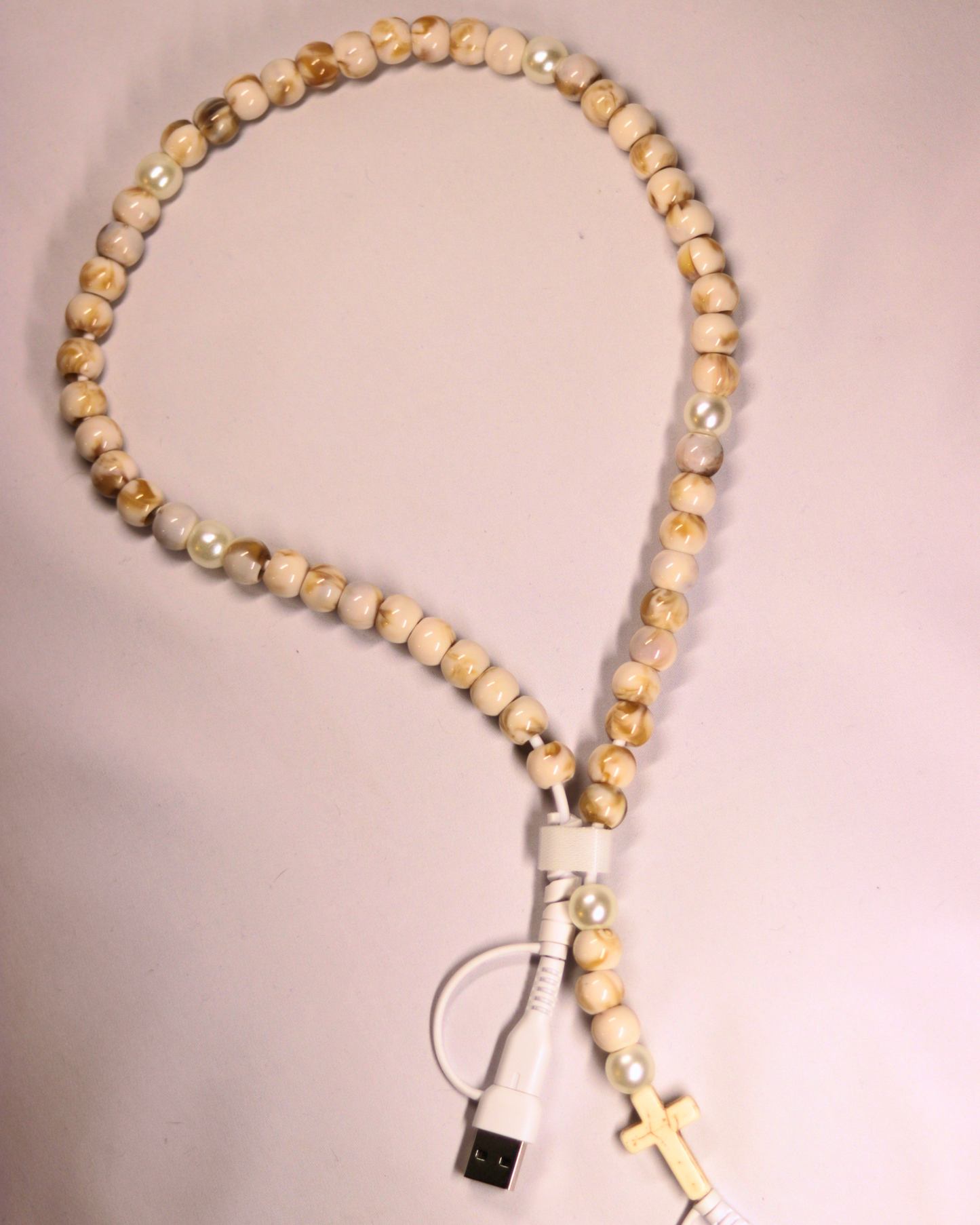 Immaculate Connection Rosary Phone Charger